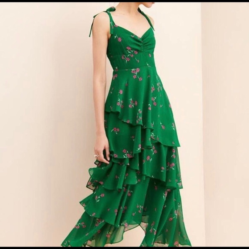 Flynn Skye Tiered Midi Dress